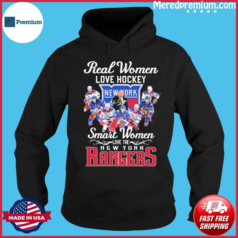 Real Women Love Hockey Smart Women Love The New York Rangers Hockey 2023 Signatures Shirt Hoodie.jpg