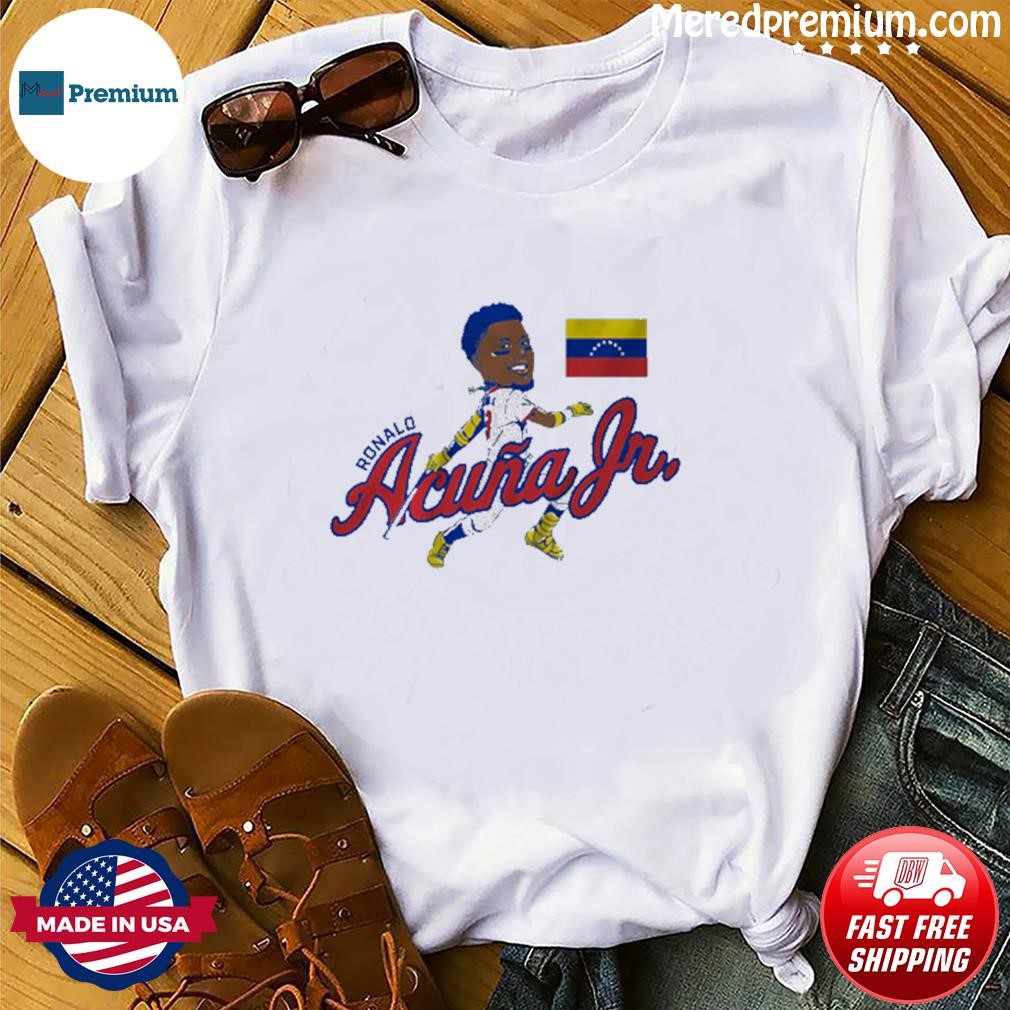 Ronald Acuna Jr Venezuela Caricature Shirt