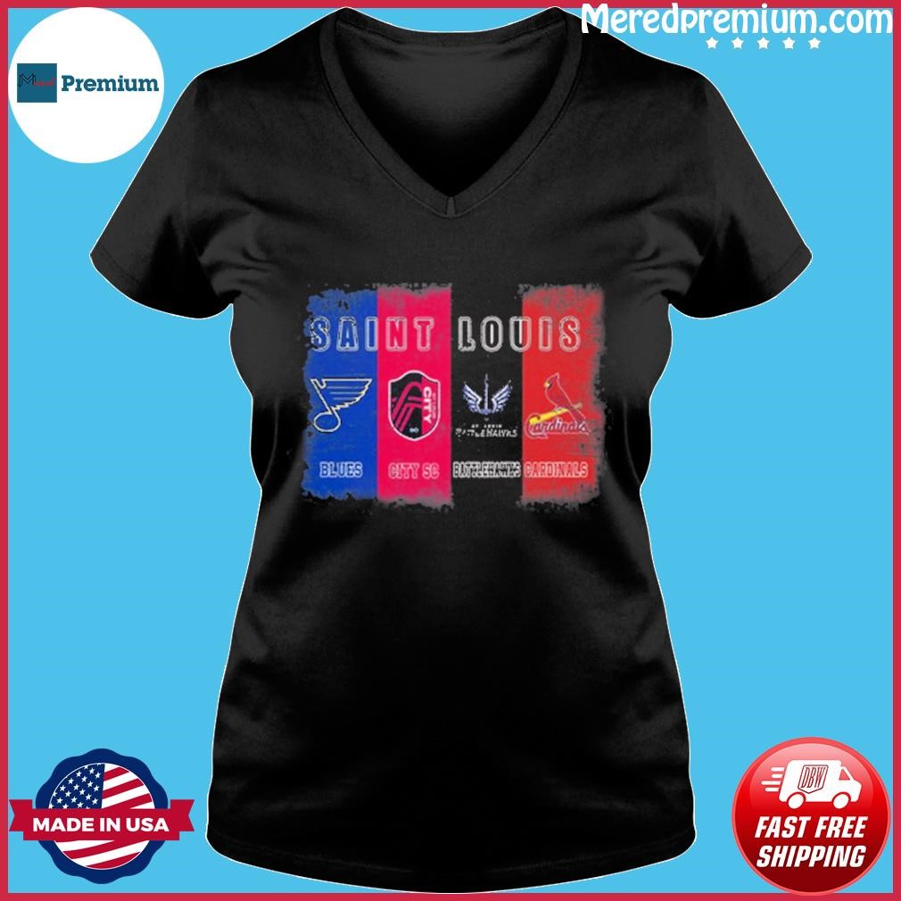 Saint Louis Blues City Sc Battlehawks Cardinals T-shirt