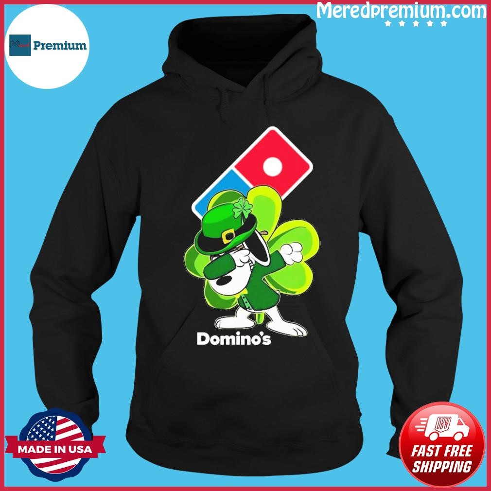 Snoopy Dabbing And Domino's Pizza St Patrick's Day Shirt Hoodie.jpg