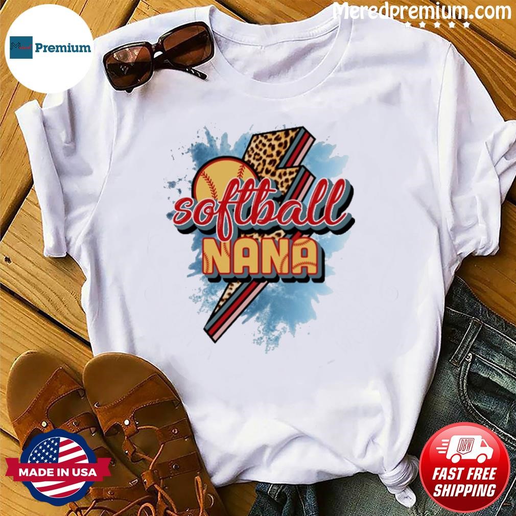 Softball Nana Lightning Shirt