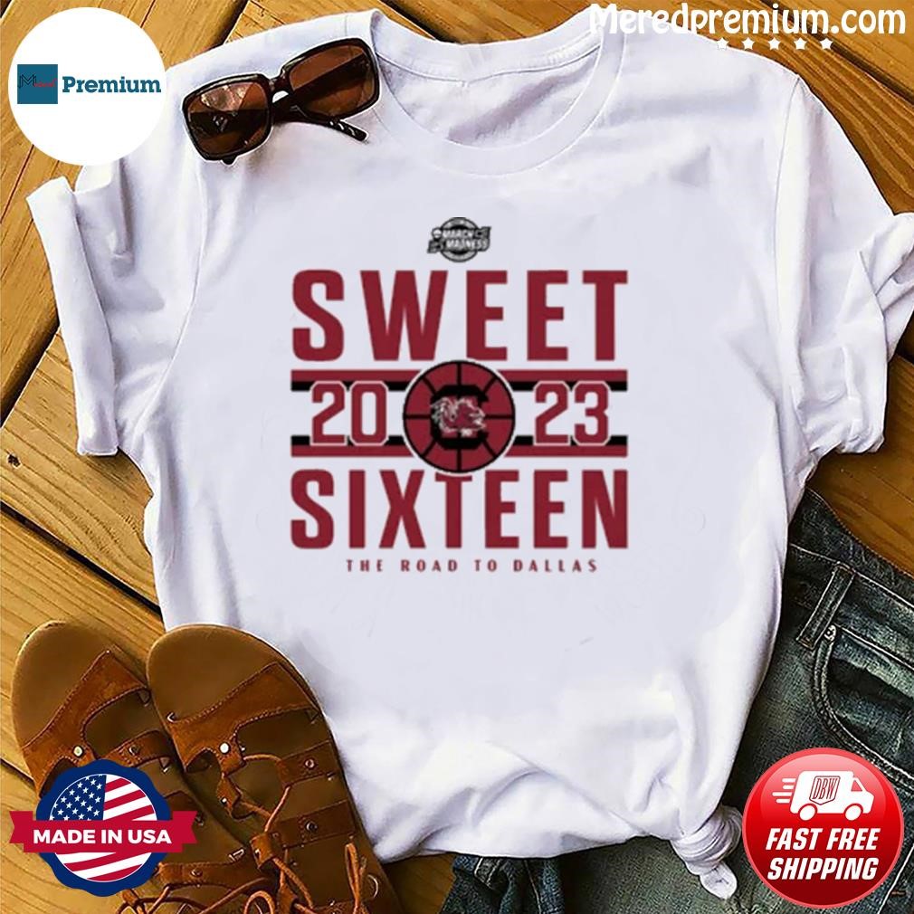 South Carolina Women's Division 2023 Sweet Sixteen The Road To Dallas Shirt