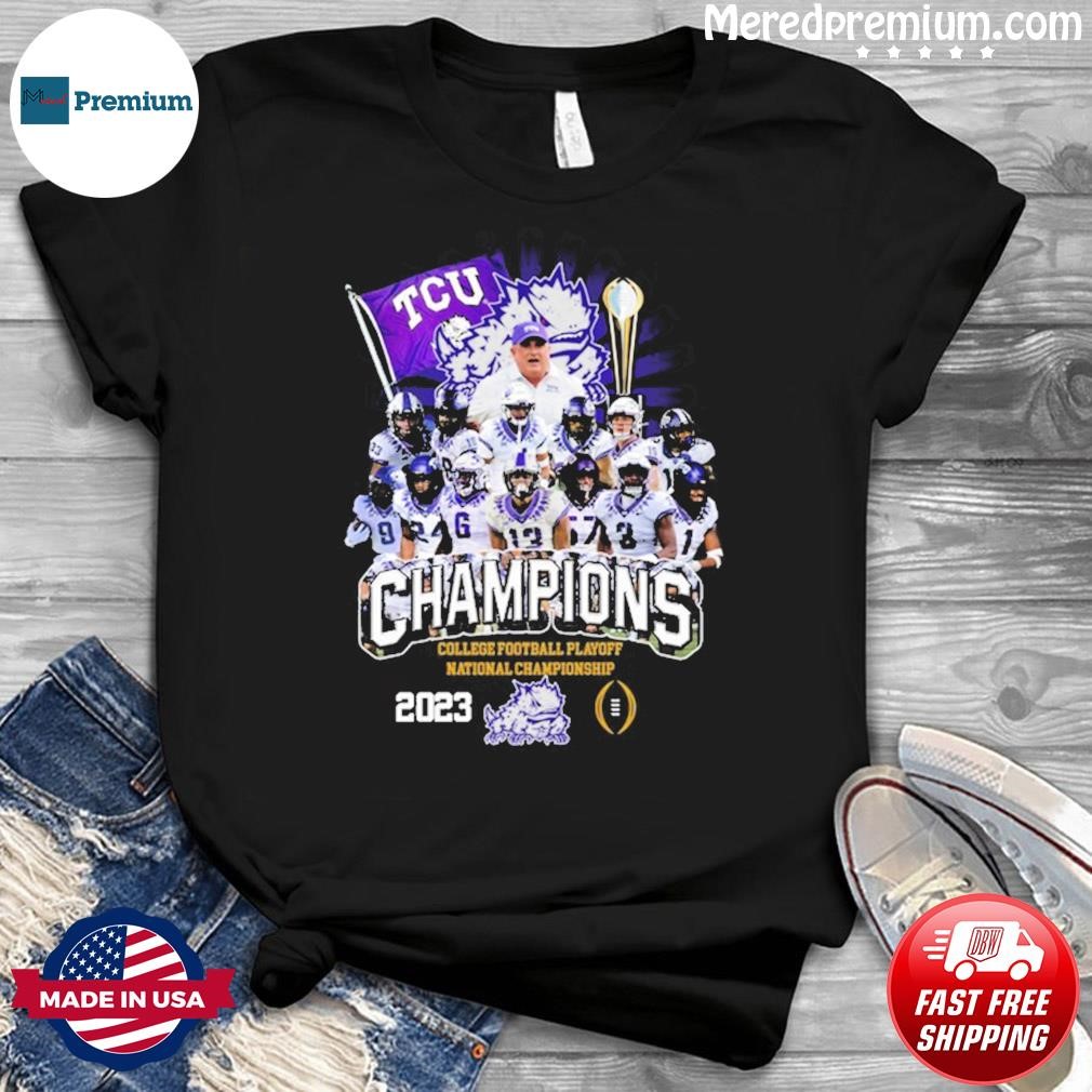 Tcu Horned Formed Champion College Football Playoff National Championship 2023 Shirt