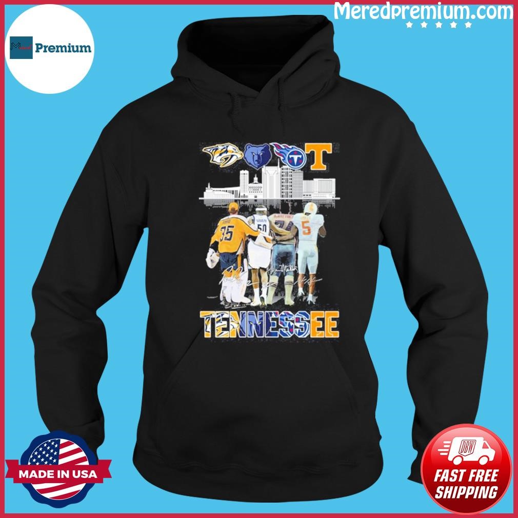 Nashville Predators Tennessee Titans Memphis Grizzlies 2023 circle logo  shirt, hoodie, sweater and v-neck t-shirt