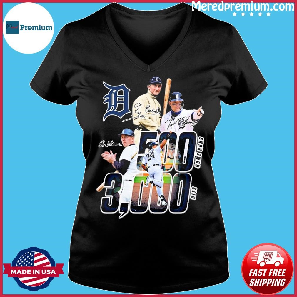 3000 hits 500 home runs miguel cabrera detroit tigers signature shirt,  hoodie, sweater, long sleeve and tank top