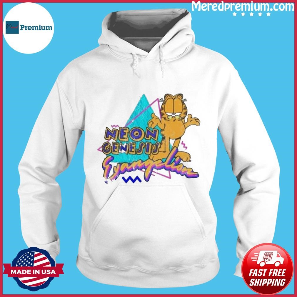 Vintage Neon Genesis Evangelion Garfield Shirt Hoodie.jpg