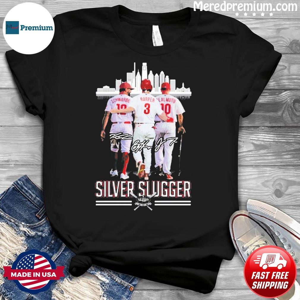 Silver Slugger City Schwarber Harper Realmuto Signature Shirt