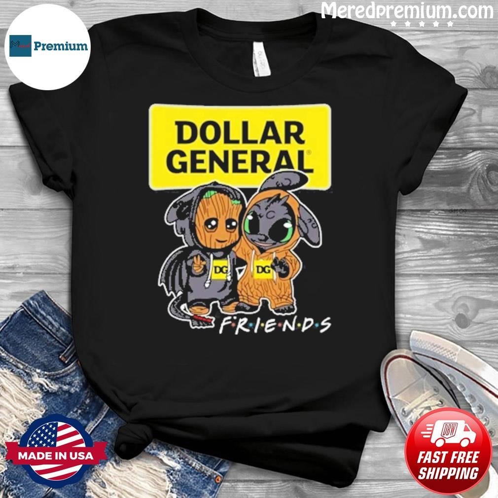 Dollar General Baby Groot And Baby Stick Friends Shirt