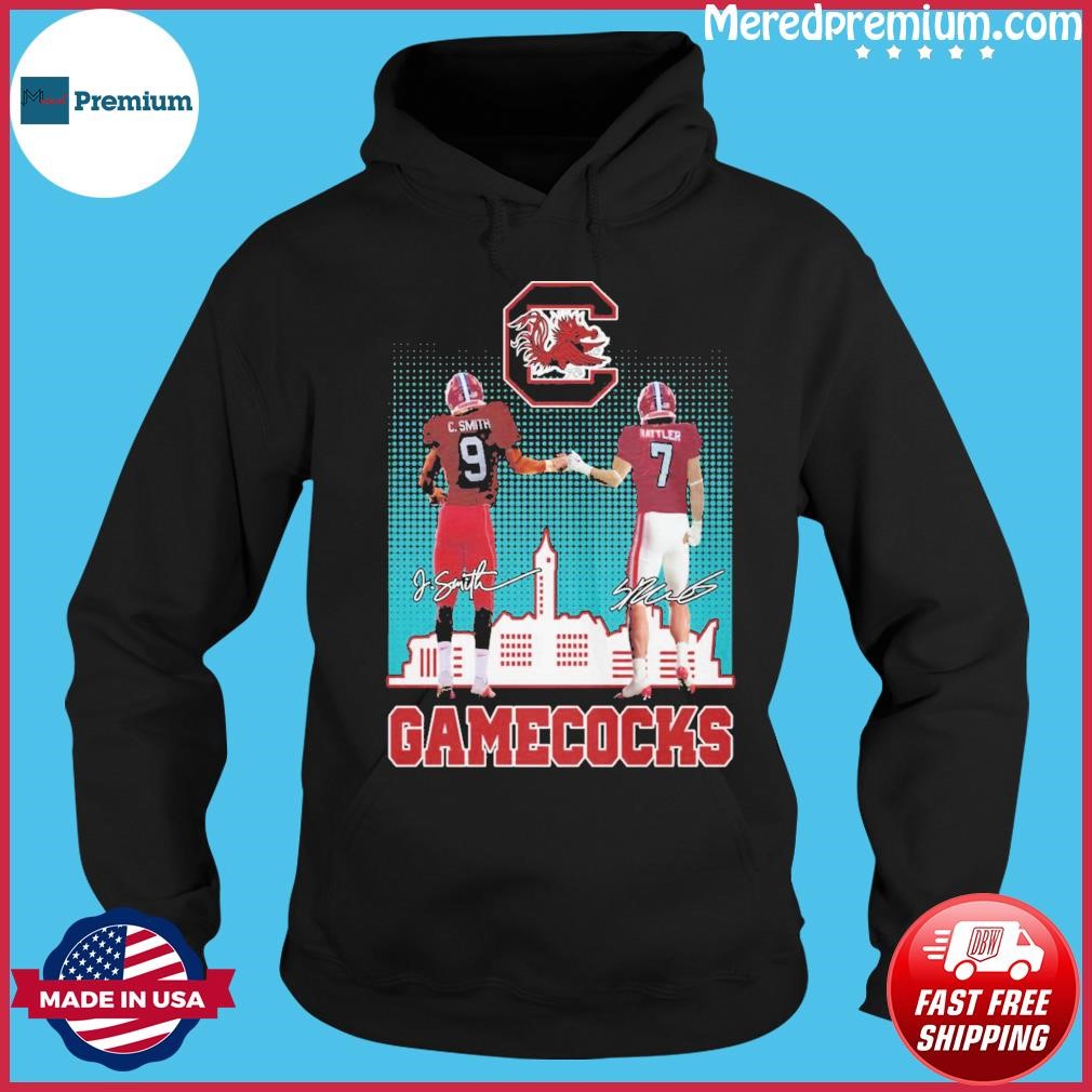 Official Gamecock C.Smith And Rattler Signature City Skyline Shirt Hoodie.jpg