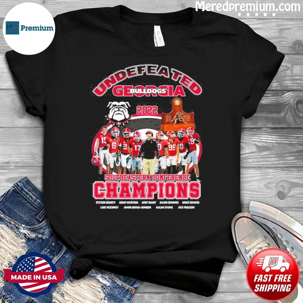 Undefeated Georgia Bulldogs 2022 Southeastern Conference Champions Shirt