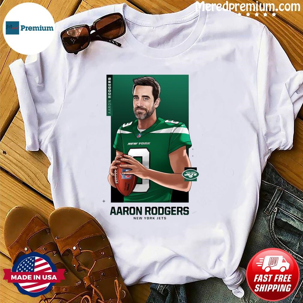 Aaron Rodgers jets Fake Craft Beer Label T-shirt 