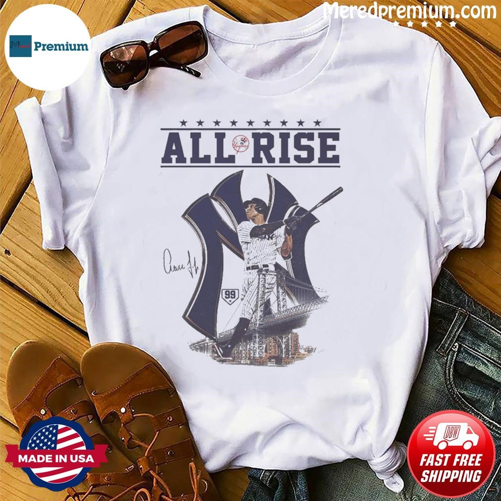 All Rise Aaron Judge New York Yankees 2023 Signatures Shirt