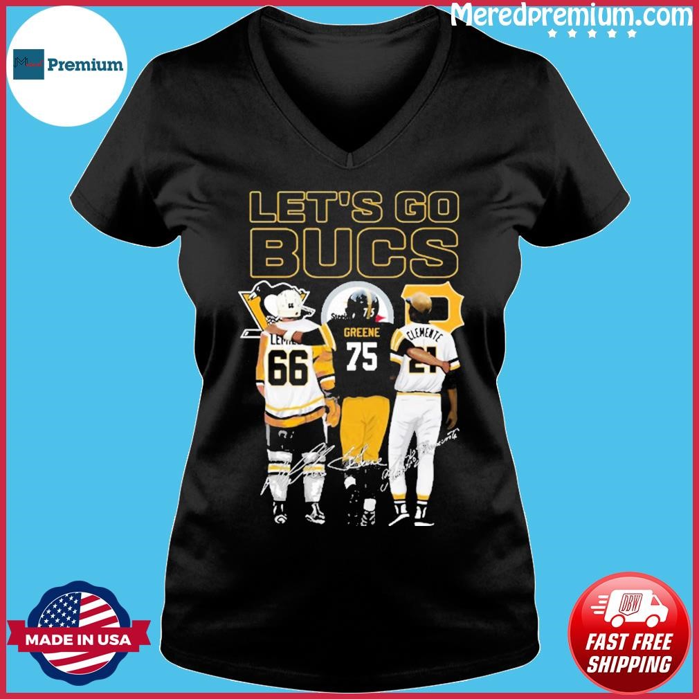 Let's Go Bucs Mario Greene Clemente Signature Shirt, hoodie, longsleeve,  sweatshirt, v-neck tee