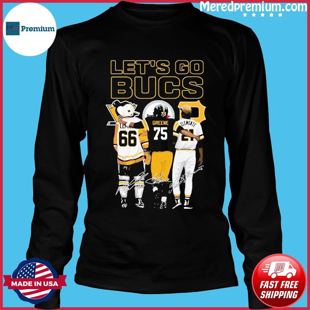 Lets Go Bucs Mario Greene Clemente Signature shirt, hoodie, longsleeve,  sweatshirt, v-neck tee