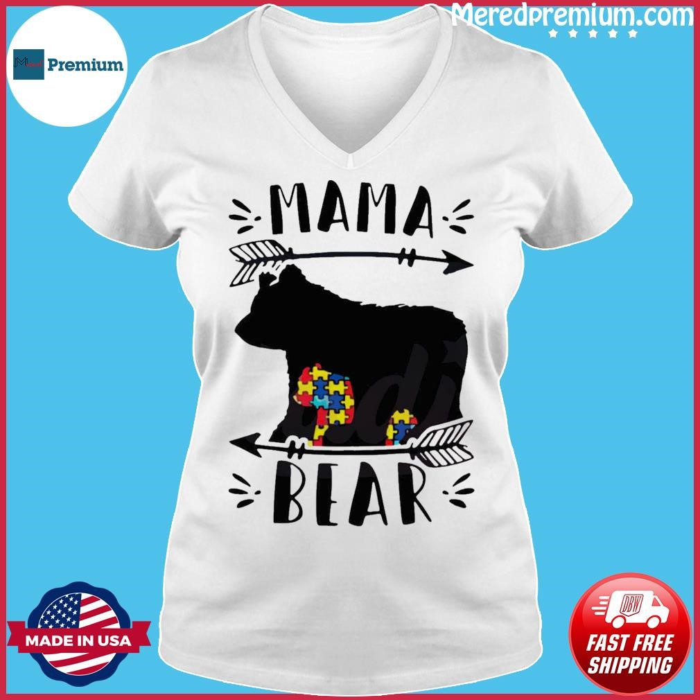 Autism Mama Bear shirt, tank top, long sleeve, ladies tee