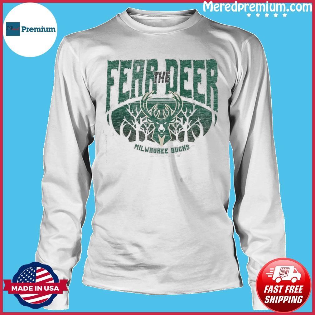 Milwaukee bucks 2021 nba playoffs fear the deer shirt, hoodie, longsleeve  tee, sweater