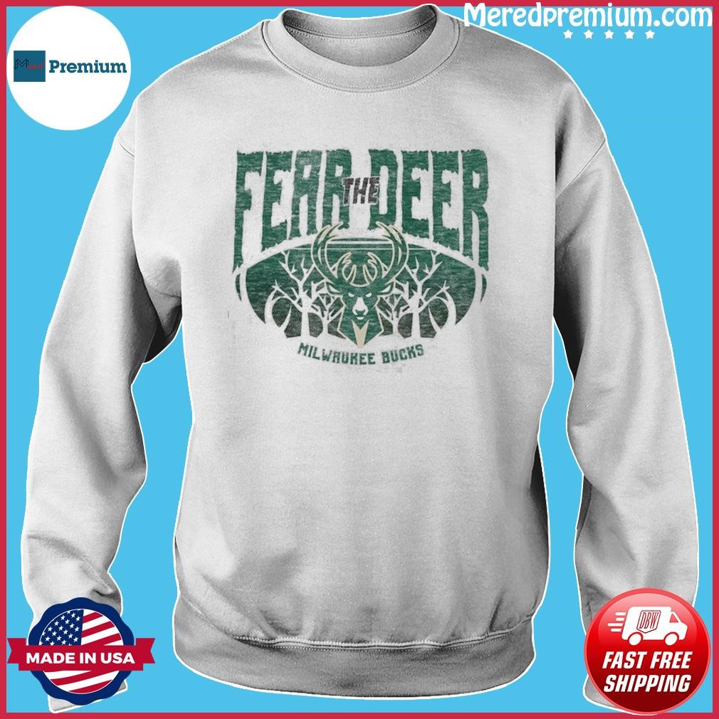 Milwaukee Bucks 2023 NBA Playoffs fear the deer shirt, hoodie, sweater,  long sleeve and tank top