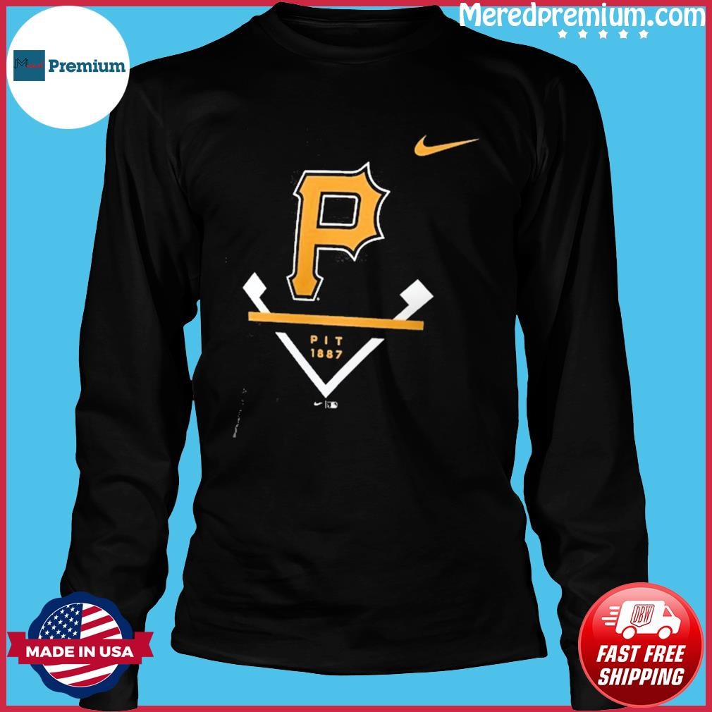 Pittsburgh Pirates Nike Icon Pitt 1887 Ideas T Shirt - Banantees