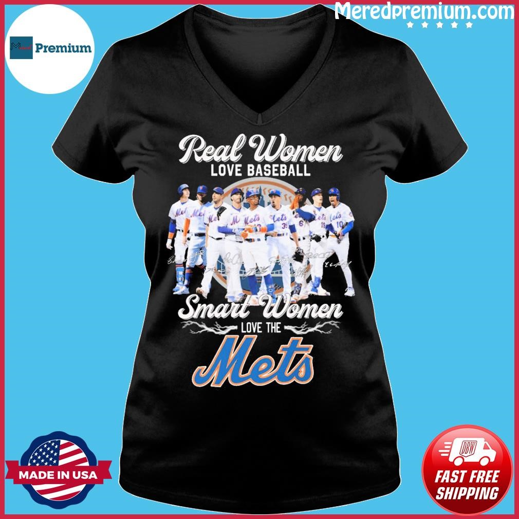 Mlb New York Mets Women's Short Sleeve V-neck Fashion T-shirt : Target