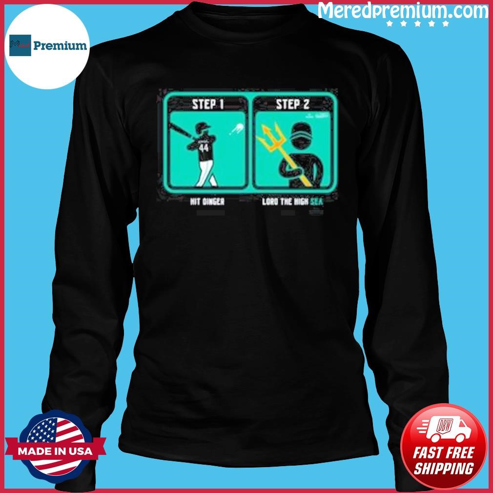 Seattle Mariners Trident Rodriguez Lord The High Sea Shirt