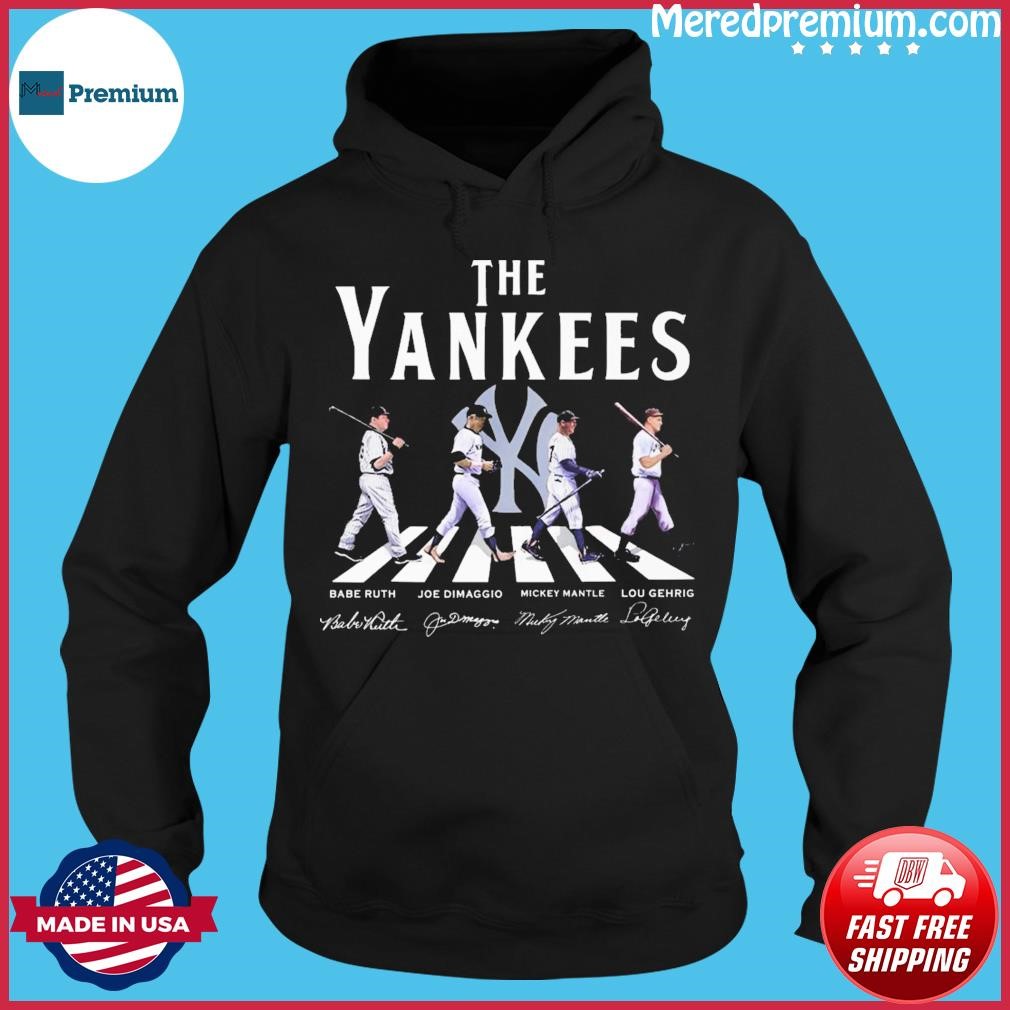 The Yankees Abbey Road Babe Ruth Joe Dimaggio Mickey Mantle And