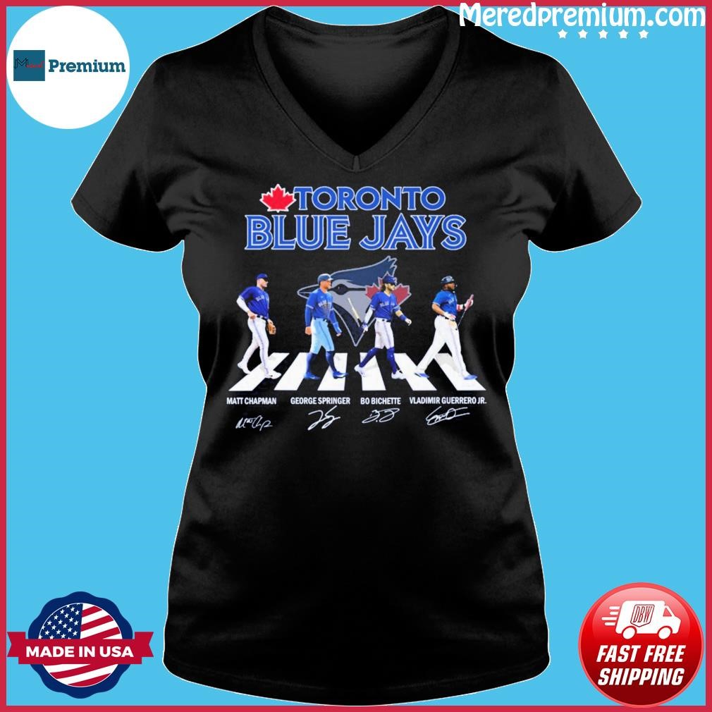 Toronto Blue Jays Team Abbey Road 2023 Signatures Shirt