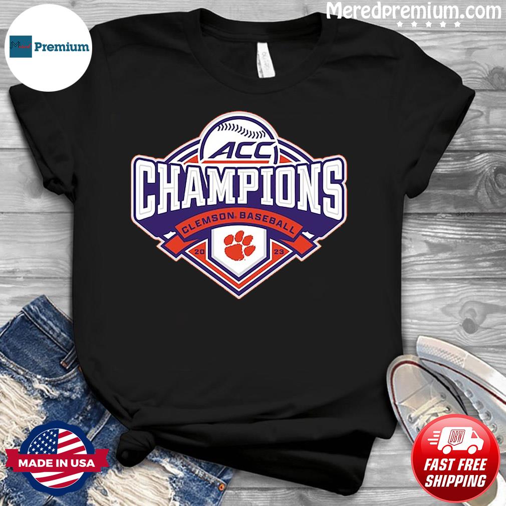 2023 Division I Champions Baseball Clemson Tigers Baseball Shirt