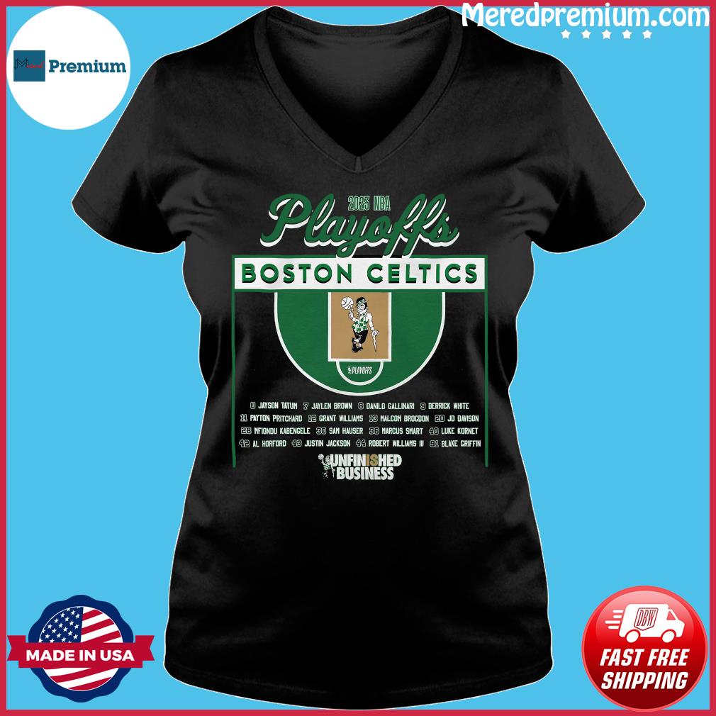 Boston Celtics Unfinished Bussiness 2023 NFL Playoffs logo shirt, hoodie,  sweater, long sleeve and tank top