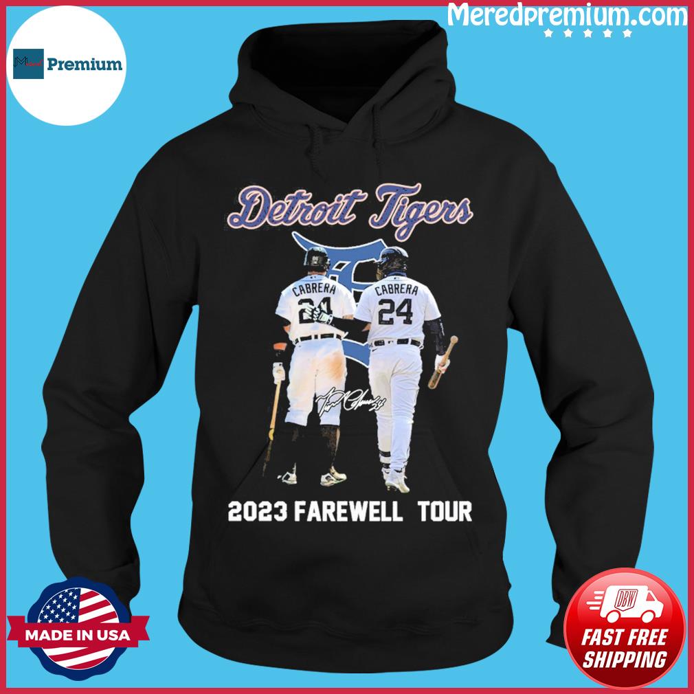 Miguel Cabrera Detroit Tigers 2023 Farewell Tour Signature Shirt, hoodie,  sweater and long sleeve