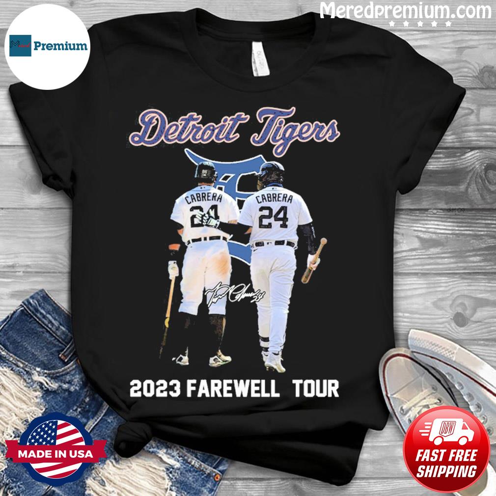 Detroit Tigers 2023 Farewell tour Signature Shirt, hoodie, sweater