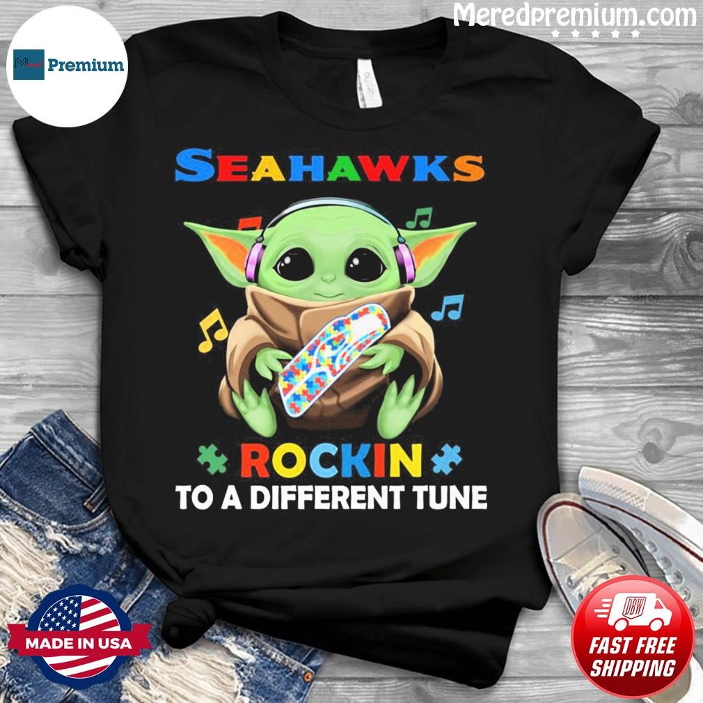 Baby Yoda 49ers Autism rockin to a different tune shirt, hoodie