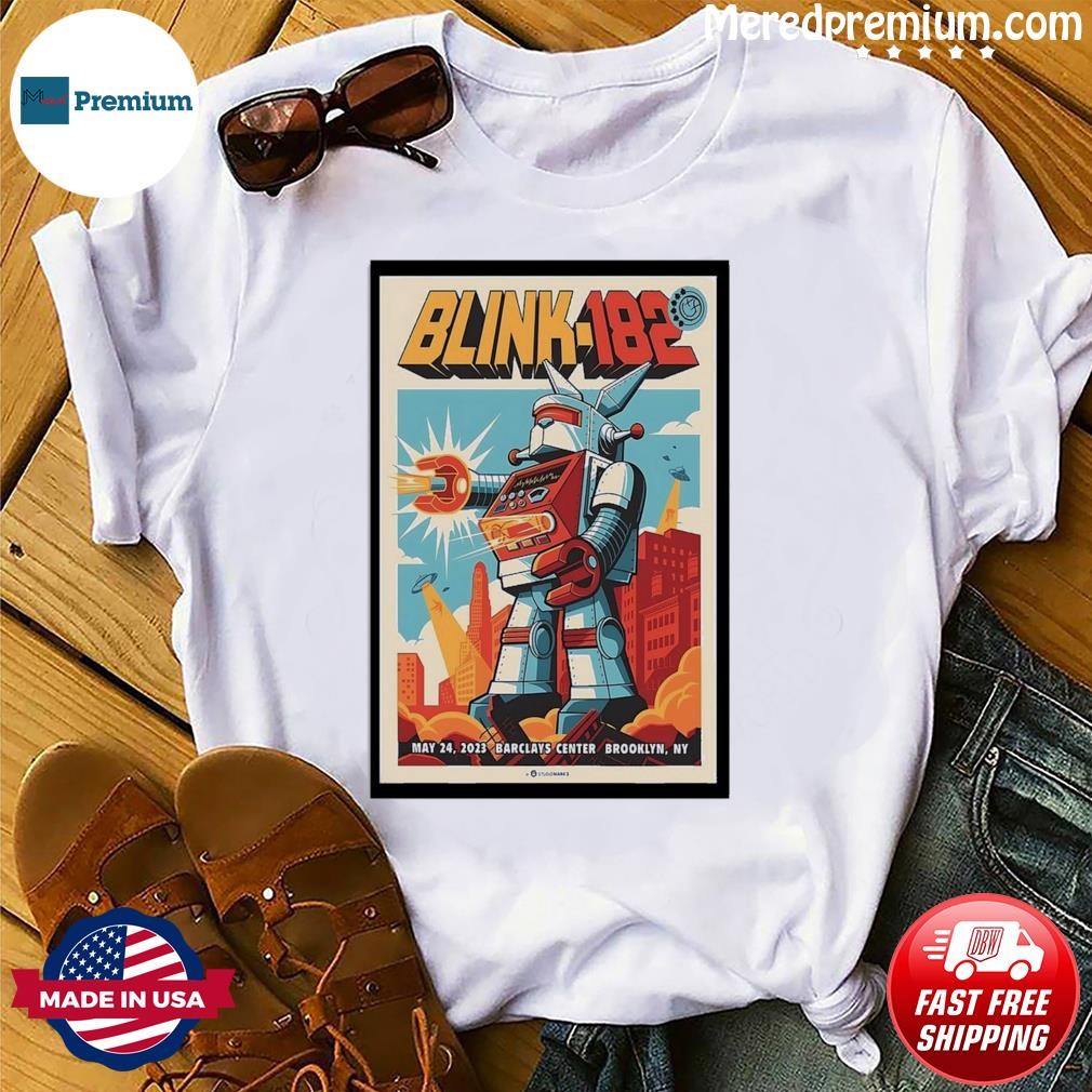 Blink-182 Brooklyn, NY May 24, 2023 Barclays Center Poster shirt