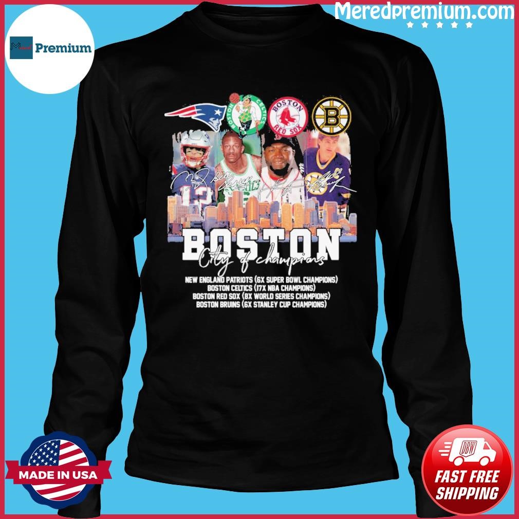 Official boston Bruins New England Patriots Boston Red Sox Boston Celtics  Boston Team 2023 Champions Shirt, hoodie, sweater, long sleeve and tank top