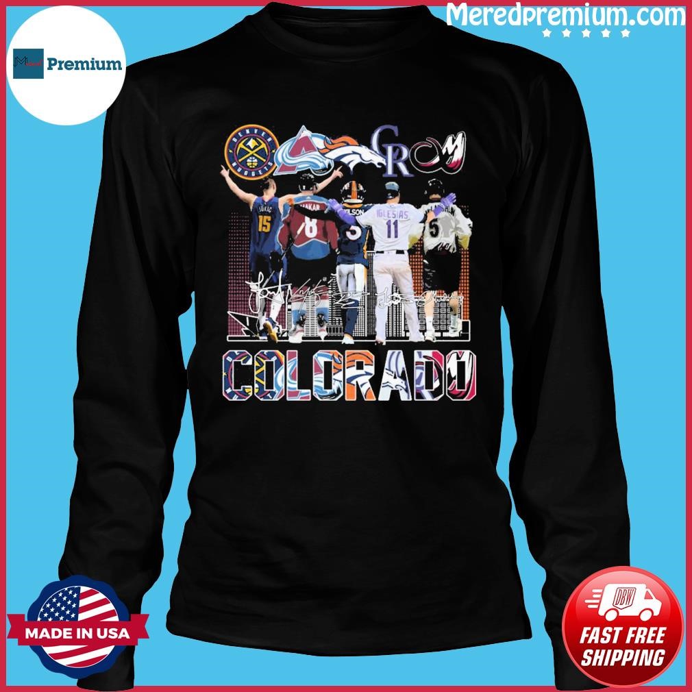 Colorado Team Players Sports 2023 Signatures Shirt