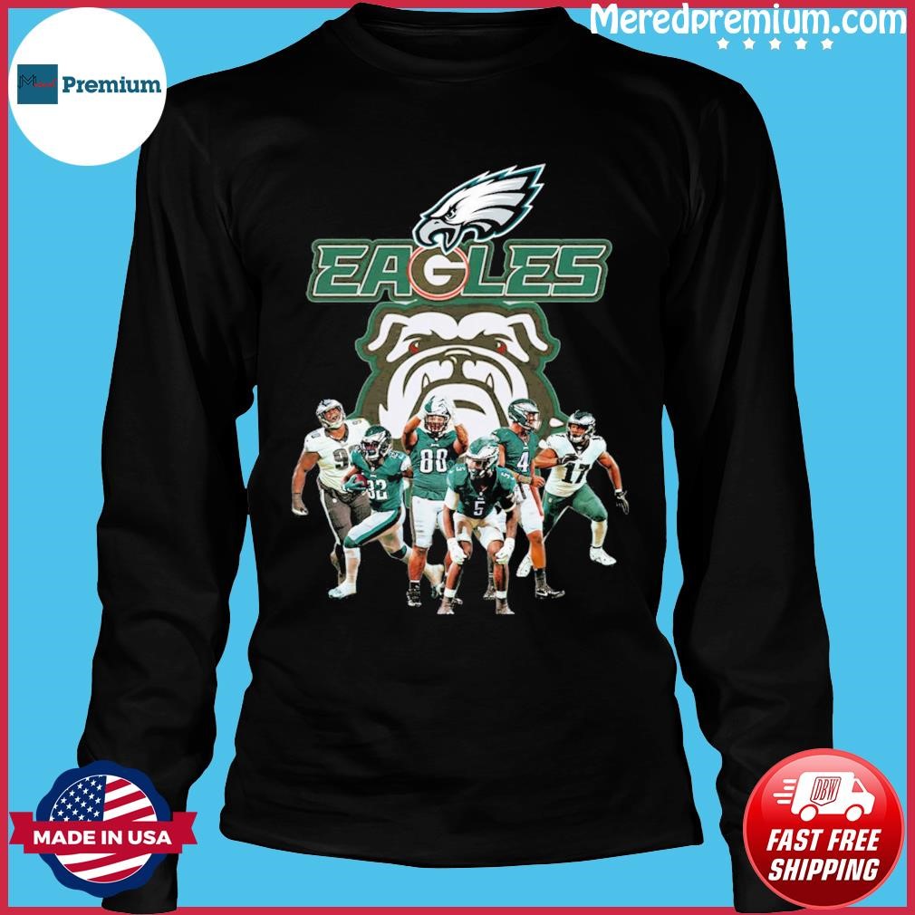 Eagles Dawgs Philadelphia Eagles And Georgia Bulldogs Players shirt,  hoodie, sweater, long sleeve and tank top