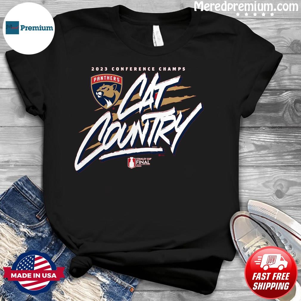 Florida Panthers 2023 Eastern Conference Champions Cat Country T-Shirt