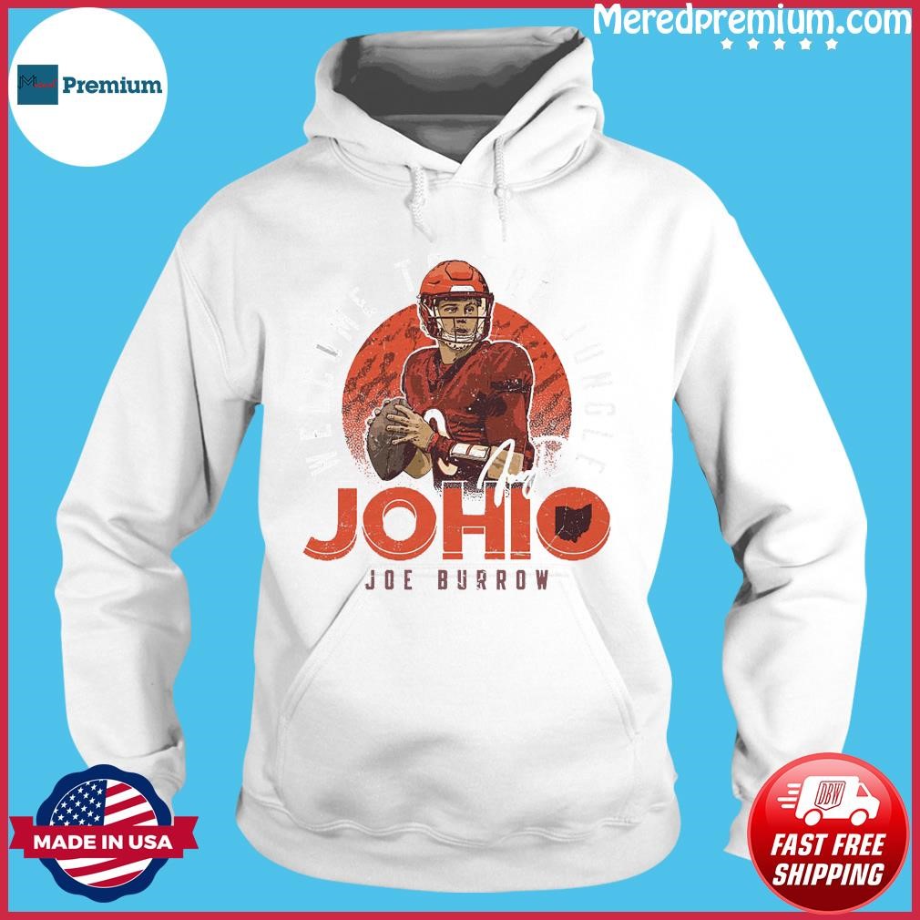 The Joe Burrow Shrug shirt and hoodie - Cincy Jungle