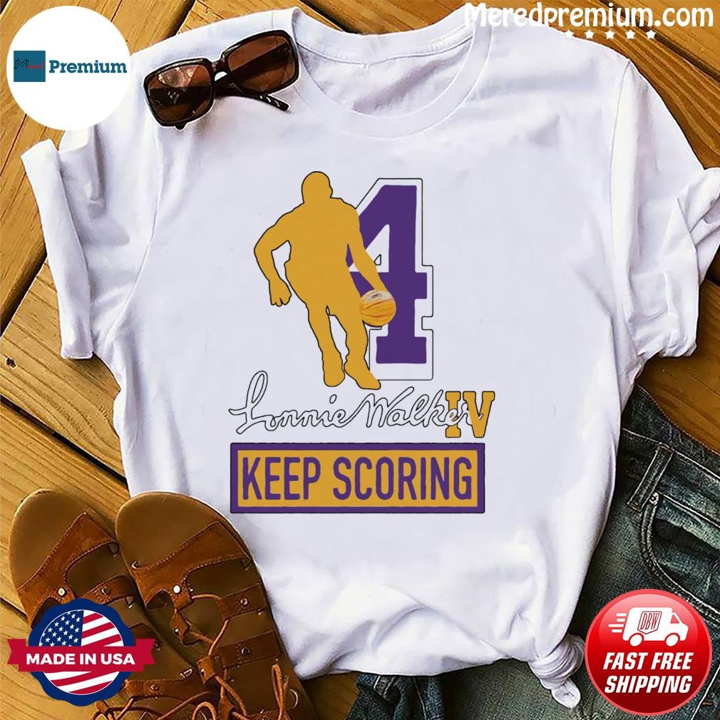 Keep Scoring Lonnie Walker Iv Los Angeles Lakers Shirt - Shibtee Clothing