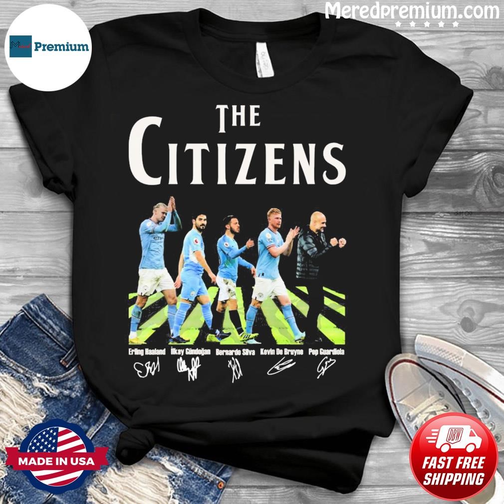 Manchester City The Citizens Abbey Road Signatures Shirt