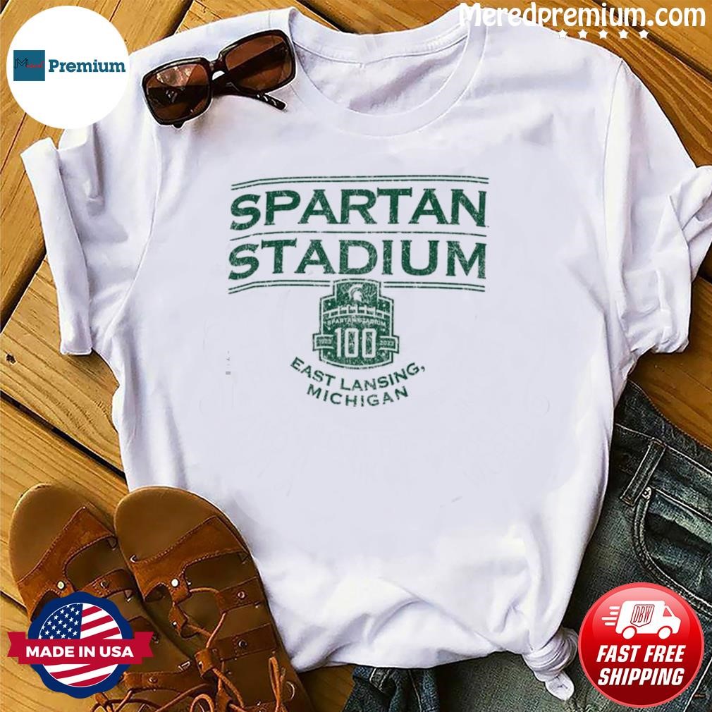 Michigan State Spartans Spartan Stadium 100th Anniversary T-Shirt