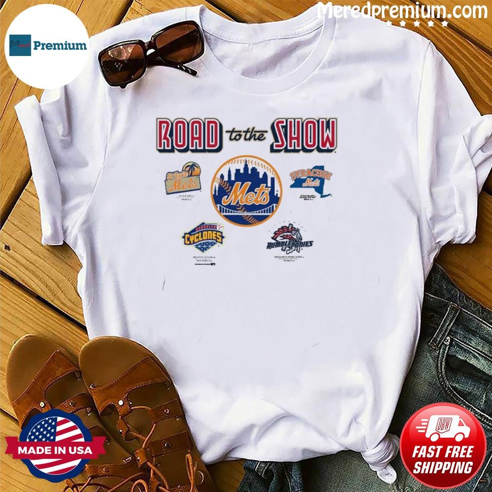 Brp New Arrival Ny Mets Affiliates The Road To The Show T-shirt,Sweater,  Hoodie, And Long Sleeved, Ladies, Tank Top