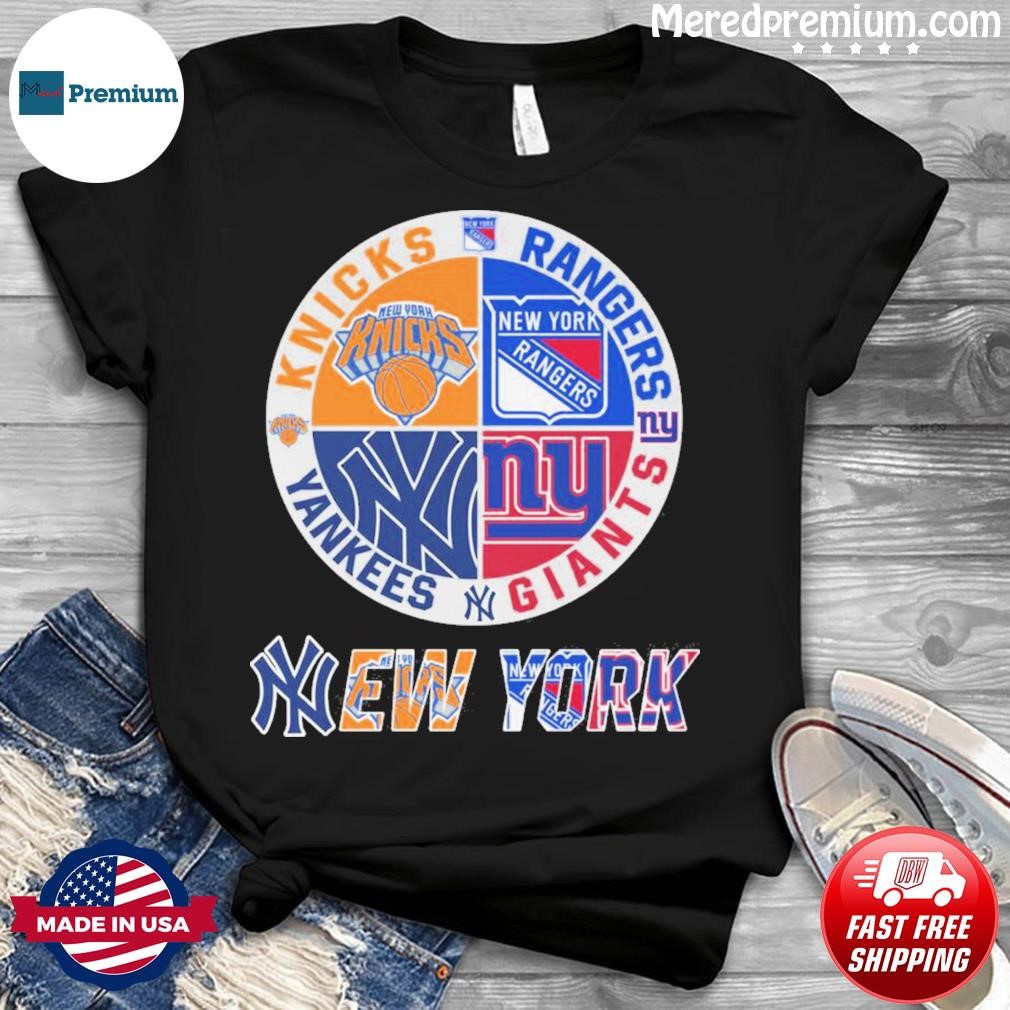 New York Knicks, New York Rangers, New York Giants and New York Yankees  shirt, hoodie, sweater, long sleeve and tank top