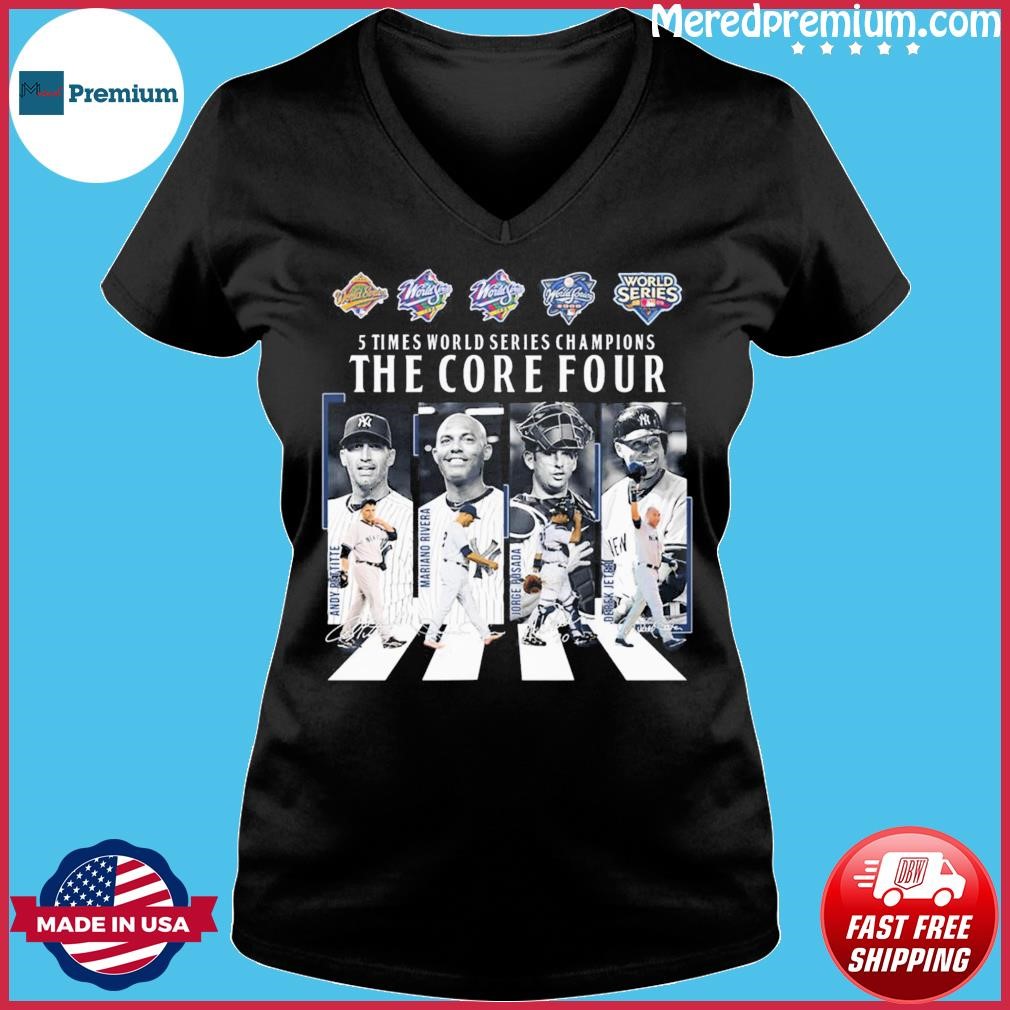 The Core Four New York Yankees abbey road signatures shirt, hoodie,  sweater, long sleeve and tank top