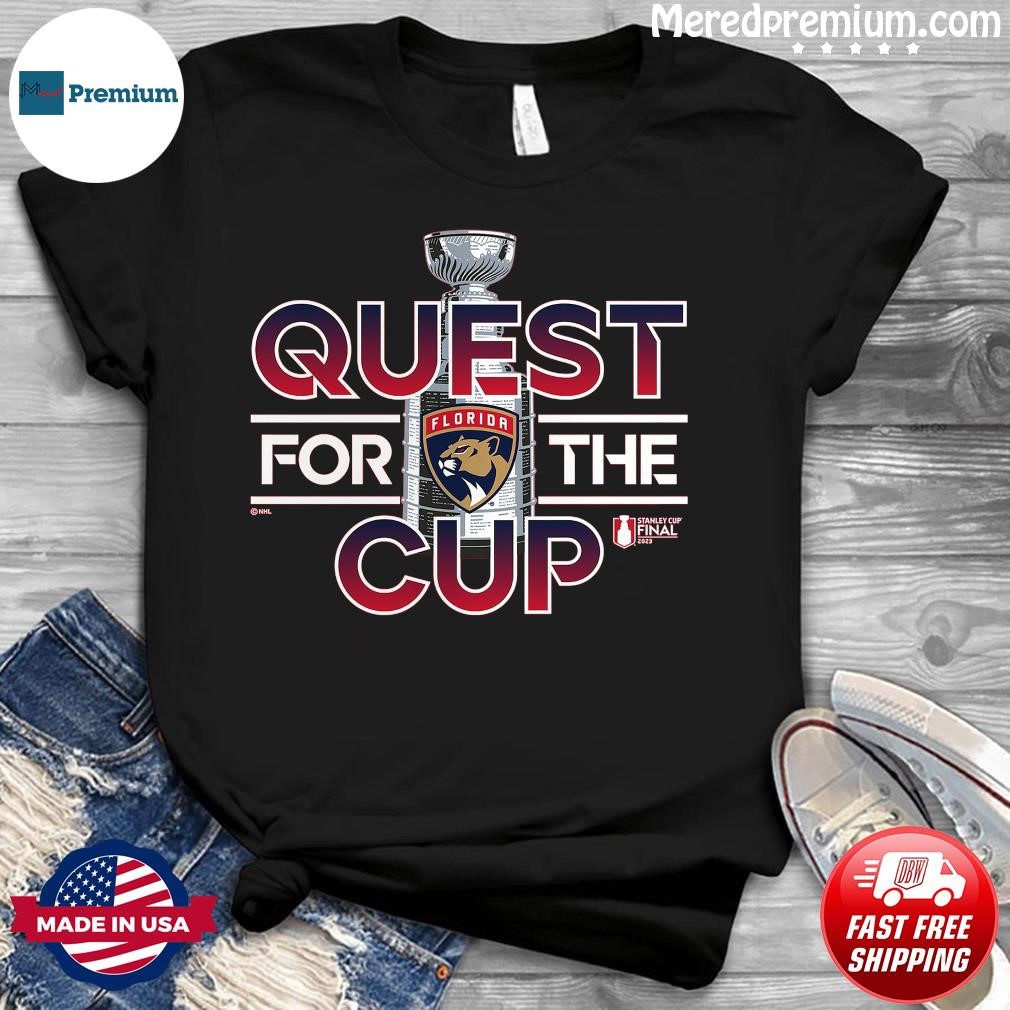Quest For The Cup 2023 Florida Panthers Stanley Cup Final T-Shirt