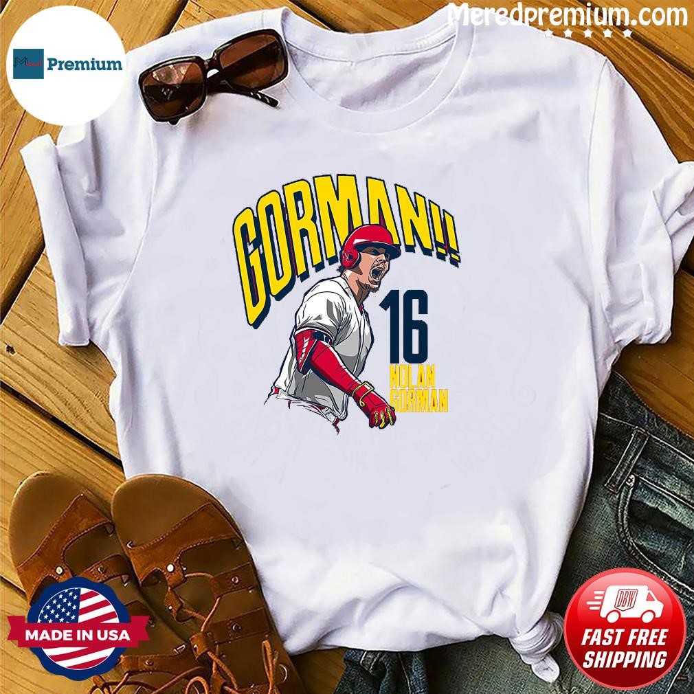 Funny nolan Gorman 16 St. Louis Cardinals shirt, hoodie, sweater, long  sleeve and tank top