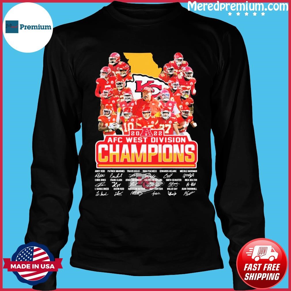 Go Chiefs 2022 Afc West Division Champions Kansas City Chiefs Shirt,  hoodie, sweater, long sleeve and tank top