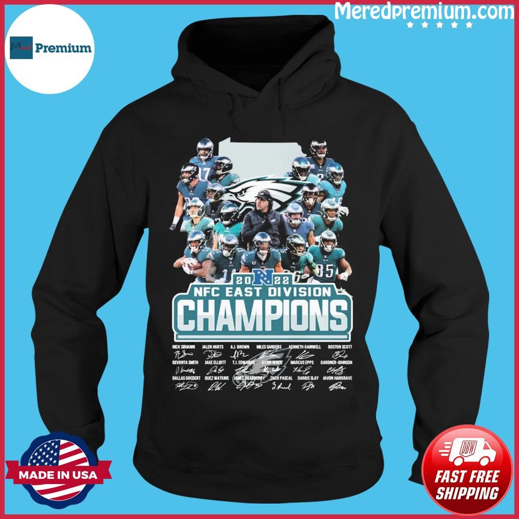 2023 Nfc East Champions Philadelphia Eagles Signatures Shirt, hoodie,  sweater, long sleeve and tank top