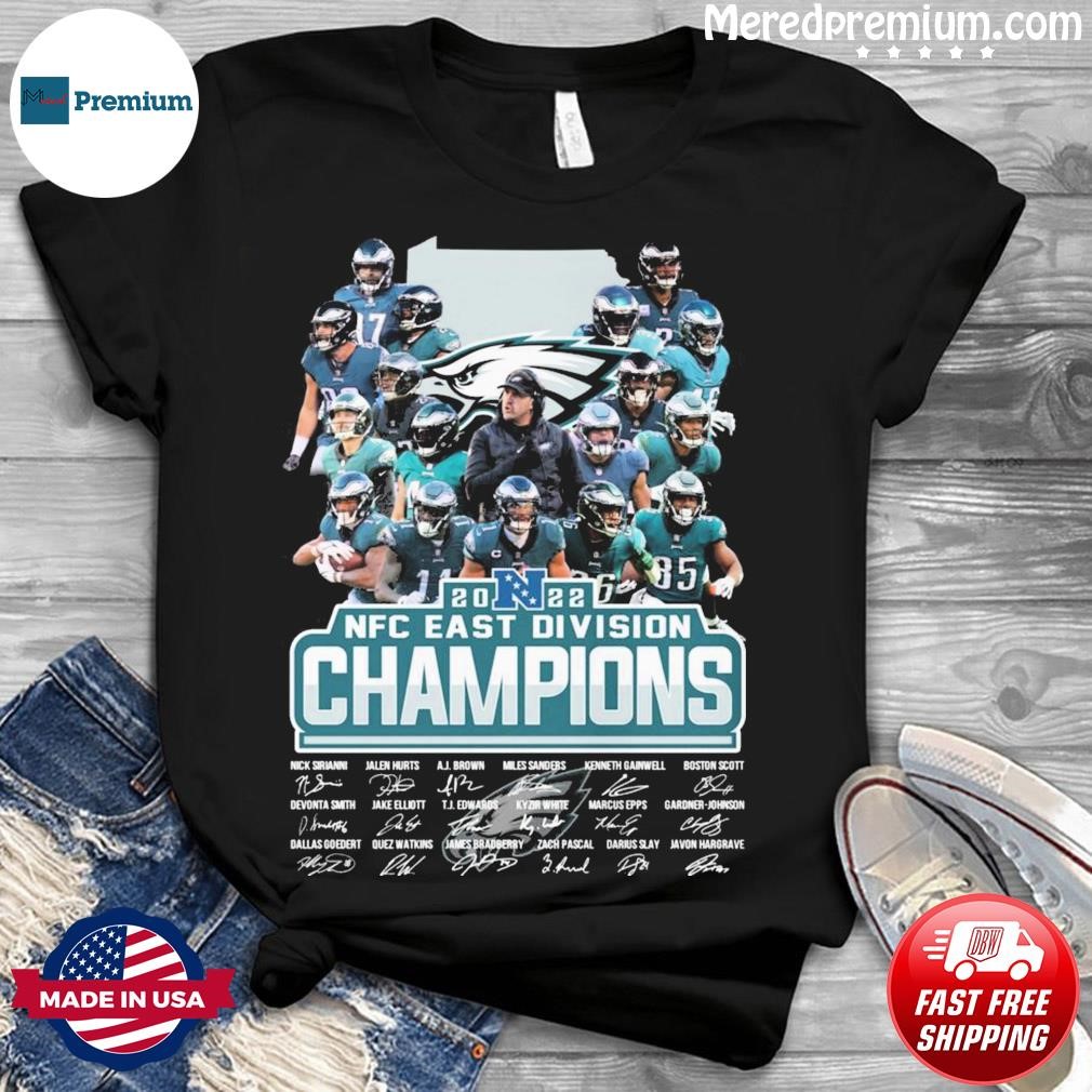 Philadelphia Eagles 2022 NFC East Division Champions Shirt