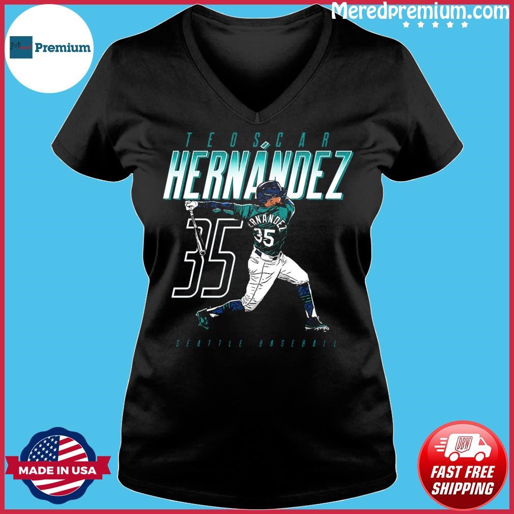 Teoscar Hernandez Swinging Seattle Baseball shirt, hoodie, sweater, long  sleeve and tank top