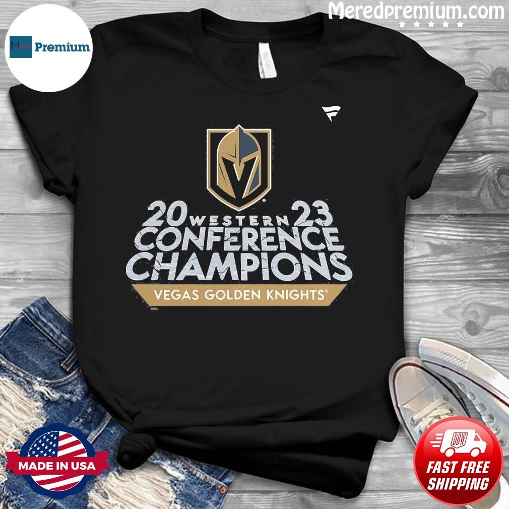 Vegas Golden Knights 2023 Western Conference Champions Locker Room T-shirt
